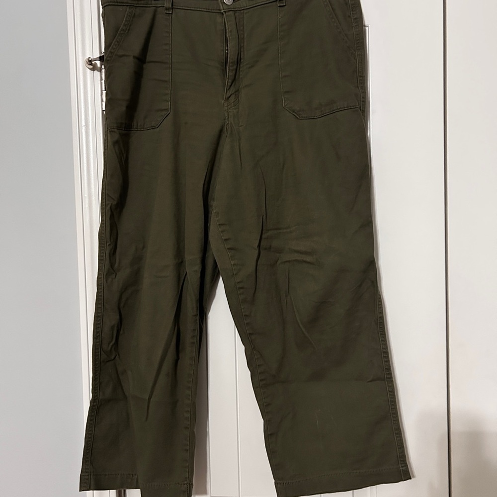 Levi's 100% Cotton Green Utility Pants